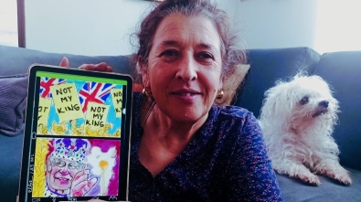 Elsa Riveros trazos de Rock ‘n’ Roll y lienzos de rebeldía