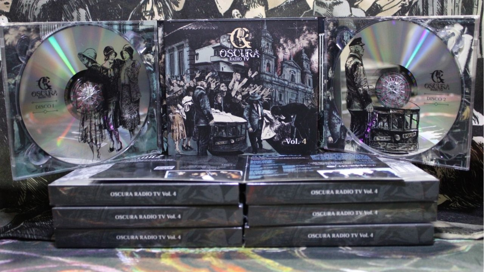 oscura-radio-tv-12-años - cd