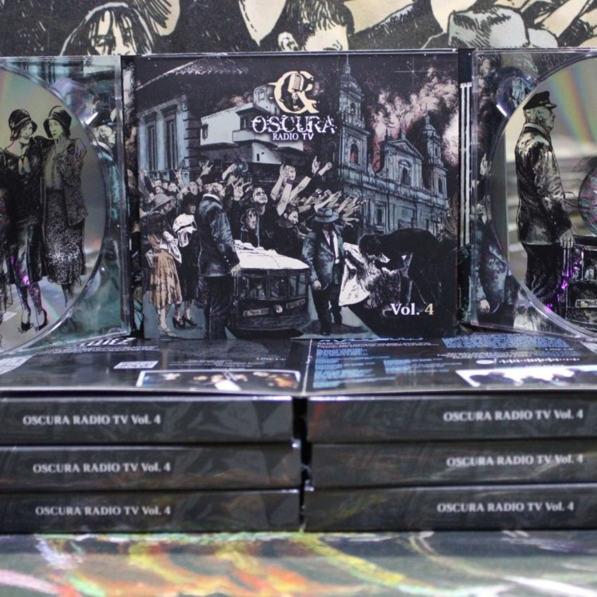 oscura-radio-tv-12-años - cd