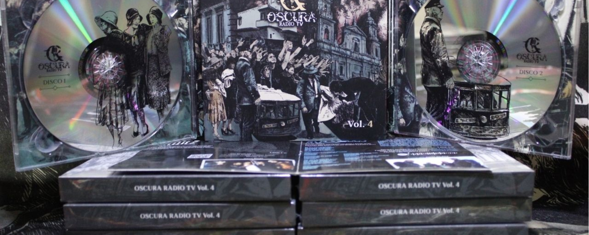 oscura-radio-tv-12-años - cd