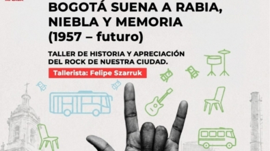 'Bogotá suena a rabia, niebla y memoria'